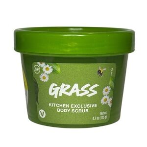 Lush Kitchen Grass Body Scrub Limited Edition Bergamot Sandalwood Green Tea NWT